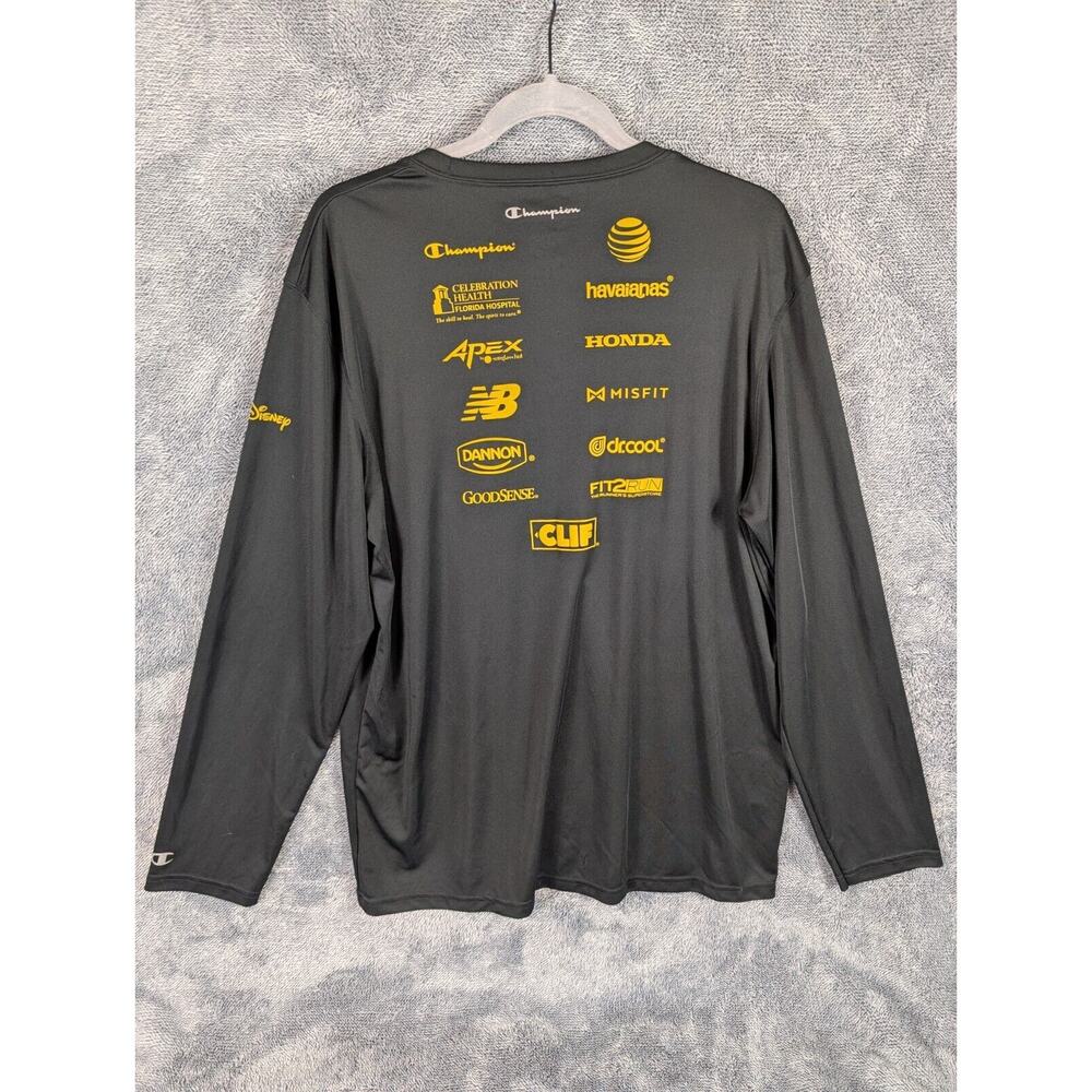 Champion Run Disney Marvel Infinity Gauntlet Shirt Men’s L Gray Long Sleeve 2016 - Picture 2 of 13